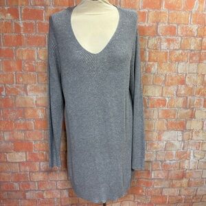 Old‎ Navy Plus Size Shaker Knit V-Neck Tunic Sweater